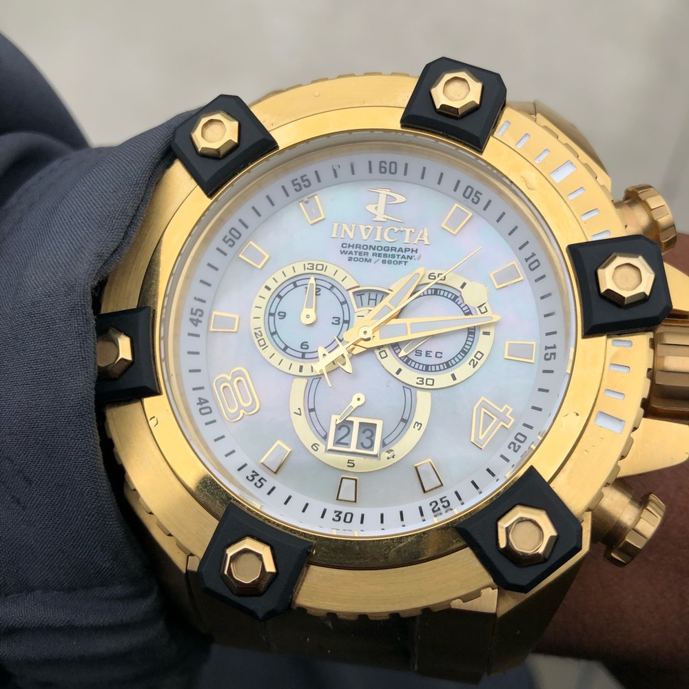 Invicta 63mm Mother of pearl